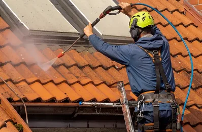 Démoussage et hydrofuge de toiture au Fauga